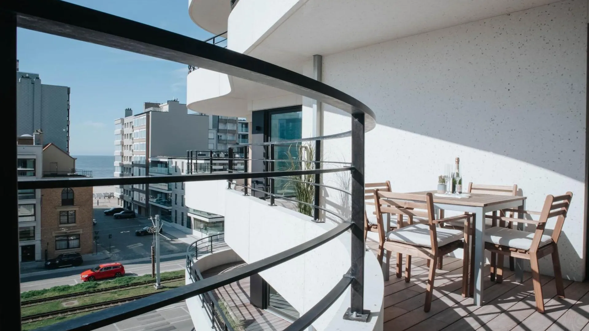 Nieuw Appartement Nabij Het Strand Met Privegarage Ostend
